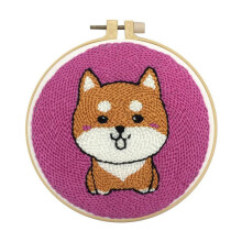 Punch Embroidery Starter Kits for Adults Kids with Instructions Arts and Crafts for Adults Embroidery Fabric Embroidery