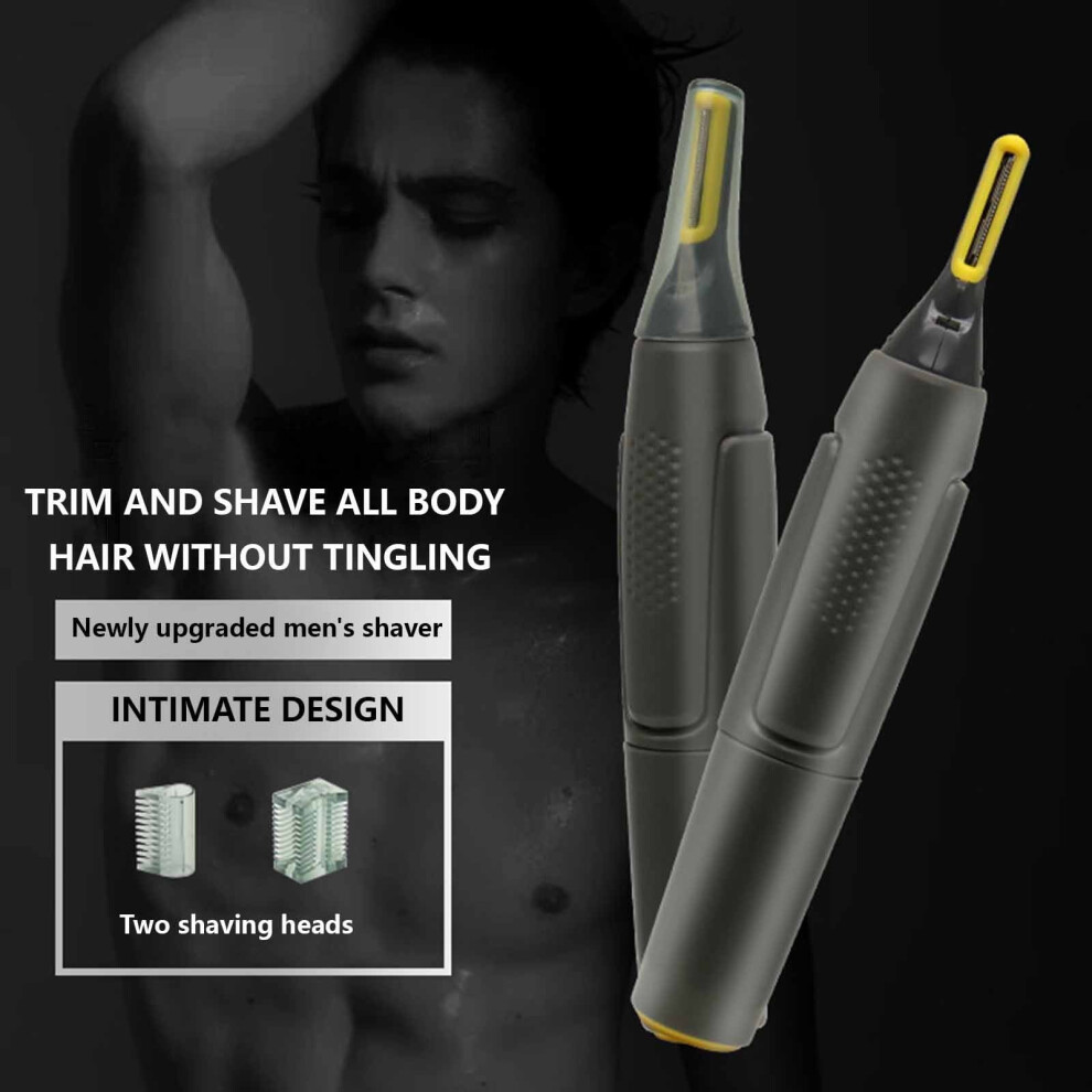 Jacenvly New Travel Essentials Men'S Shaver Removes Nose Hair Portable Shaver Hair Trimer Summer Savings Clearance