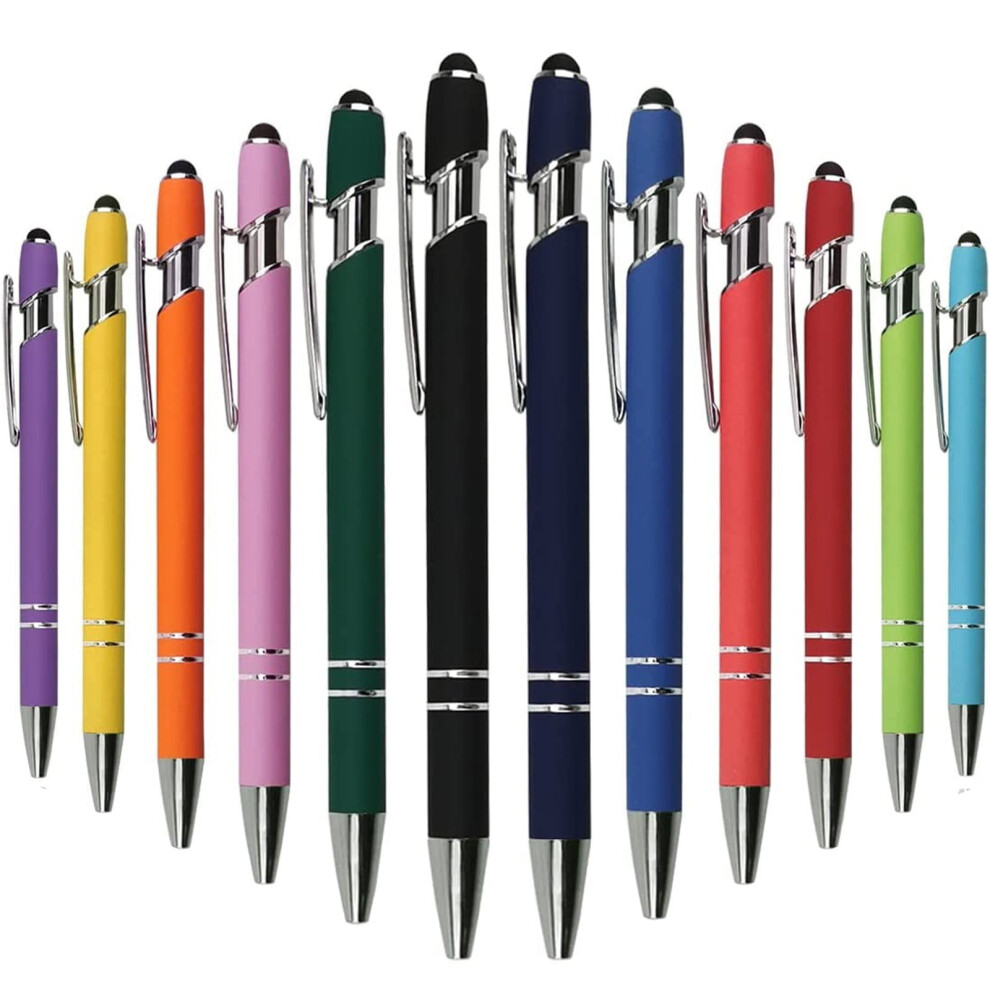 Pencil Curler Stylus Pen 1.0Mm Fine Point, Smooth Writing, Colorful Bulk Pens For Journaling, Note Taking, Compatible With Screens 9425574790545