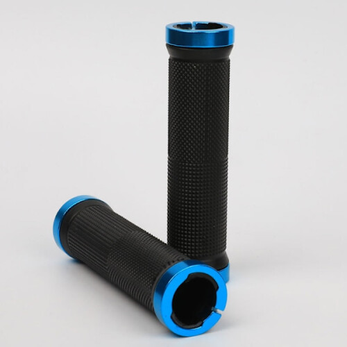 Rubberen MTB-fietsgrepen, antislip fietshandvatten, Han Blue