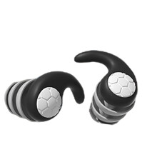 1 Pair Reusable Silicone Swimming Ear Plugs, Waterproof for Adults, Compatible with Surfing, Shower, Sleeping & Water Sports