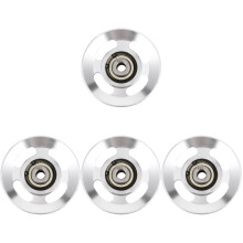4 Count Gym Equipment Aluminum Alloy Cable Wheel Pulley Fitness