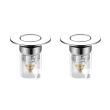 Crépine universelle pour lavabo, bouchon de vidange en acier inoxydable, filtre à eau pour lavabo, accessoires pour évier de cuisine