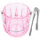 Eease Plastic Ice Bucket with Handle - Ice Chiller Bin 3
