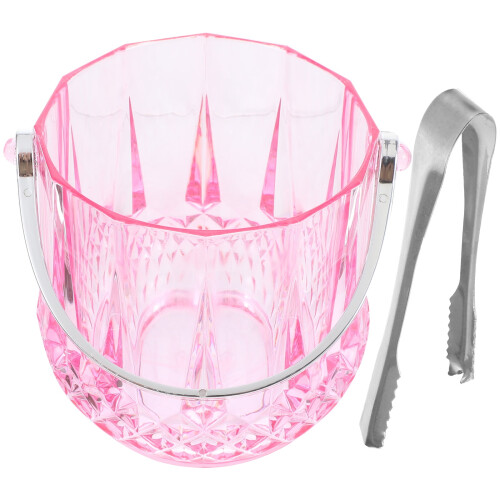 Eease Plastic Ice Bucket with Handle - Ice Chiller Bin 2