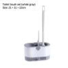 Brosse WC murale Capino, pour un nettoyage en profondeur, sans recoins difficiles d'accès, manche long antidérapant, brosse de débouchage murale