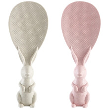 Cuillère à sushi pratique, spatule à riz, lapin, multifonctionnelle, 2 pièces
