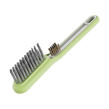 Brosse de sol WC Kayannuo en liquidation pour la Saint-Valentin, brosse de nettoyage 2 en 1 Ă poils durs avec remplissage liquide, compatible avec