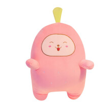 Coussin en peluche mignon QISIWOLE3D, jeté kawaii et chauffe-mains, coussin lombaire décoratif en forme de chat, canard et souris