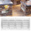 Stainless Steel Fire Pit Ventilation Panel 15 x 6.5 Inch for Grill, Improve Flame Efficiency 5