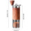 Manual Coffee Grinder Stainless Steel with Adjustable Coarseness Ceramic Burr and Foldable Walnut Handle Ref: 8188 3