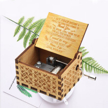 Souvenir song handcranked Christmas son Sunshine Daughter Halloween Away Music Box styles Dad Wooden Queen Mom Wife Moon Love
