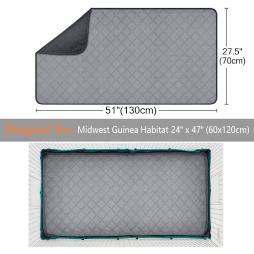 Cage mat Guinea pig 60x120 cm 2-pack GINISWEETY 2