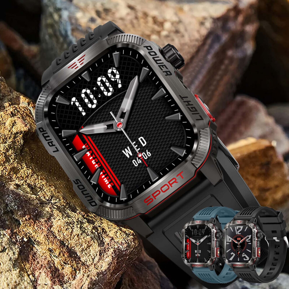 Viflosae Smart Sports Watch Hd Bracelet, Compatible With Ios/Android, Bluetooth Calling, Long Battery, Custom Dials, Multi-Function 9004841186399