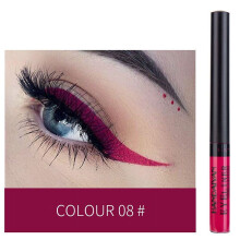 Matte Colorful Liquid Eyeliner,12 Colors Long Lasting Waterproof Eyeliner Professional Bright-colored Eyeliner Pen
