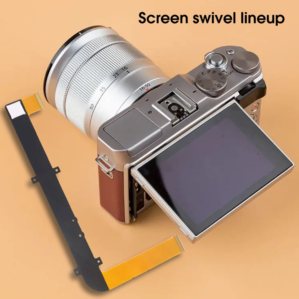 Rust-Proof Lcd Flex Cable Repair Replacement Compatible With Fuji X-A3, Xa3, Xa10 - Camera Shaft Rotating Display Screen Part 9389440728158