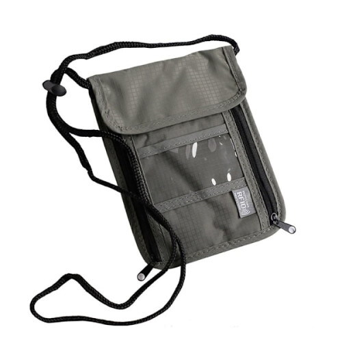 RFID Passport ID Bag Document Bag GREY2 GREY2 Grey2