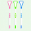 Tongue Scraper Cleaner, 3-Pack in Assorted Colors 1