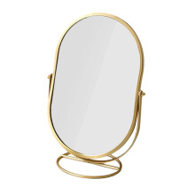 Desktop Stand Mirror Multifunctional Freestanding for Dresser Table Bathroom Golden