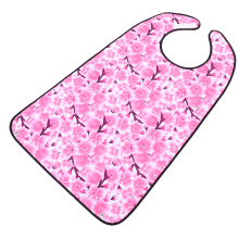 Dreses Bibs for Adults Adult Bibs for Men Waterproof Women Bib Elderly Bibs Foldable Pink Polyester Elder Miss