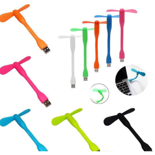 5.5" FLEX USB FAN cooling portable flexible mini for laptop desktop computer pc 1