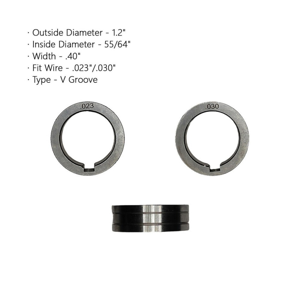 Drive Roll .023 .030 .035 .045 Knurled V U Groove Wire Feed For Mig Welders 9389440218611