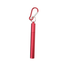 1 Set Reusable Telescopic Straw Set - Portable Stainless Steel, with Carry Case, Eco-Friendly, Easy to Clean Straw