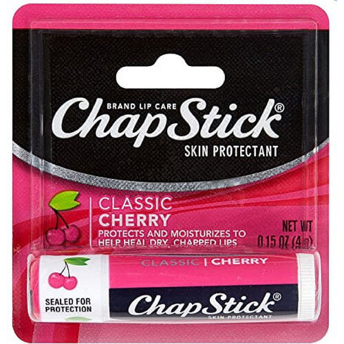 Chapstick Lip Balm-Classic Cherry-3 Count