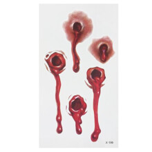 Víspera de Todos los SantosStickers New Halloween Scar Tattoo Stickers, Super Realistic All Kinds of Wound Stickers