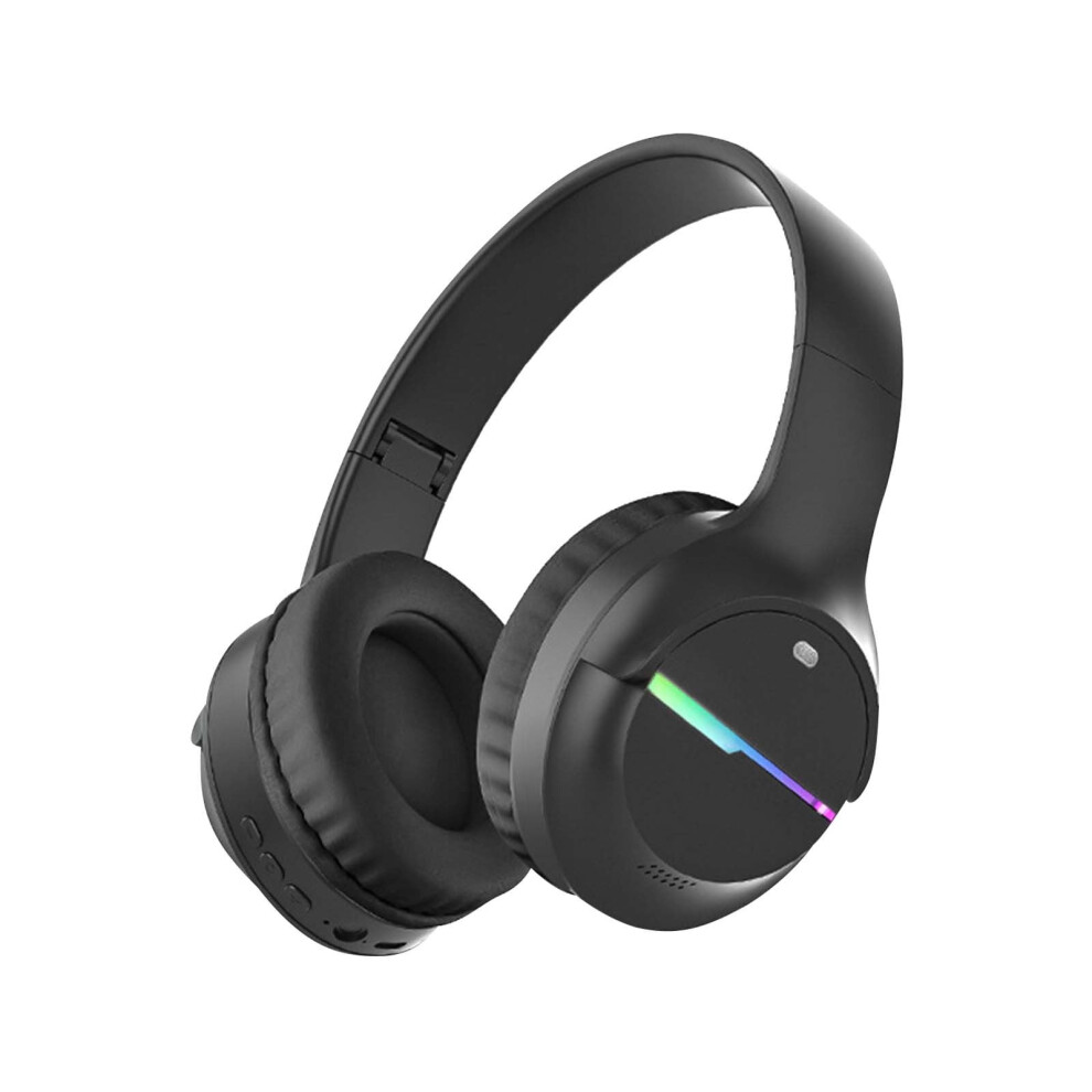 Avtoify Headworn Wireless Bluetooth Earphones Full Ear Package Bass Pluggable Card Foldable Black 9389440364677
