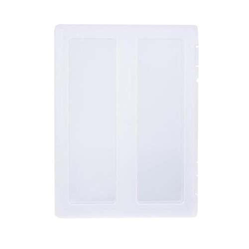 Mizh Portable Documents Box Paper File Container Written Materials Organizer (Transparent)