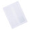 Mizh Portable Documents Box Paper File Container Written Materials Organizer (Transparent) 4