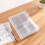 Mizh Portable Documents Box Paper File Container Written Materials Organizer (Transparent) 2