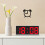Clearance! VALSEEL Digital Alarm Clock with Large LED Display, White Frame, Compatible with Bedside, Study, Kitchen Use 1