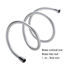 under 8$ Gnobogi Household Cleaning Shower Hose 1.5 M Extra Long Handheld Shower Hose For Bathroom on Clearance