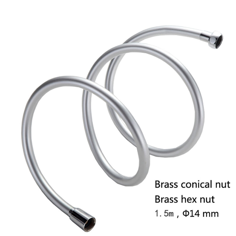 Under 8$ Gnobogi Household Cleaning Shower Hose 1.5 M Extra Long Handheld Shower Hose For Bathroom On Clearance 9389440456778