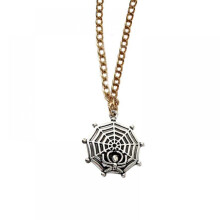 JANDEL Halloween Jewelry Skull Mens Stainless Steel Skull Anchor Cool Pendant Necklace for Men Jewelry