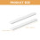Eease White Bottom Mount Drawer Slides - 1 Pair 3