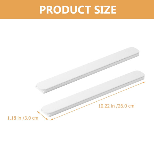 Eease White Bottom Mount Drawer Slides - 1 Pair 2