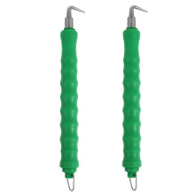 Eease 2Pcs 14.5" Rebar Tie Wire Semi Auto Tool Twisting Fence (Straight Hook)