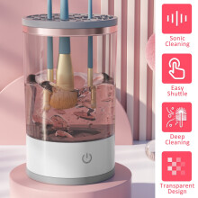 Electric Makeup Brush Cleaner & Dryer, Super-Fast Automatic Scrubber Tool Compatible with All Makeup Brushes