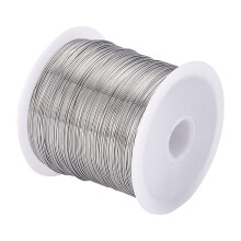 26 Gauge(0.4mm) 124.6 Feet(38m) Tiger Tail Beading Wire 316 Stainless Steel Wire for Outdoor Yard Garden or Jewelry Making Crafts DIY