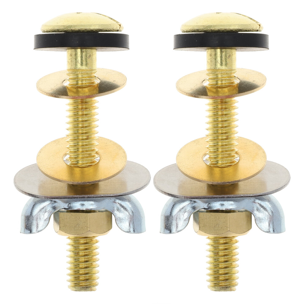 2Pcs Toilet Seat Fixing Bolts Toilet Seat Fixing Screws Parts Metal Fixing Screw 9389440538122