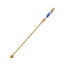 Orchip Stainless Steel Stirring Coffee Teaspoons Cocktail Drink Stirrers With Ceramic Swizzle Decor