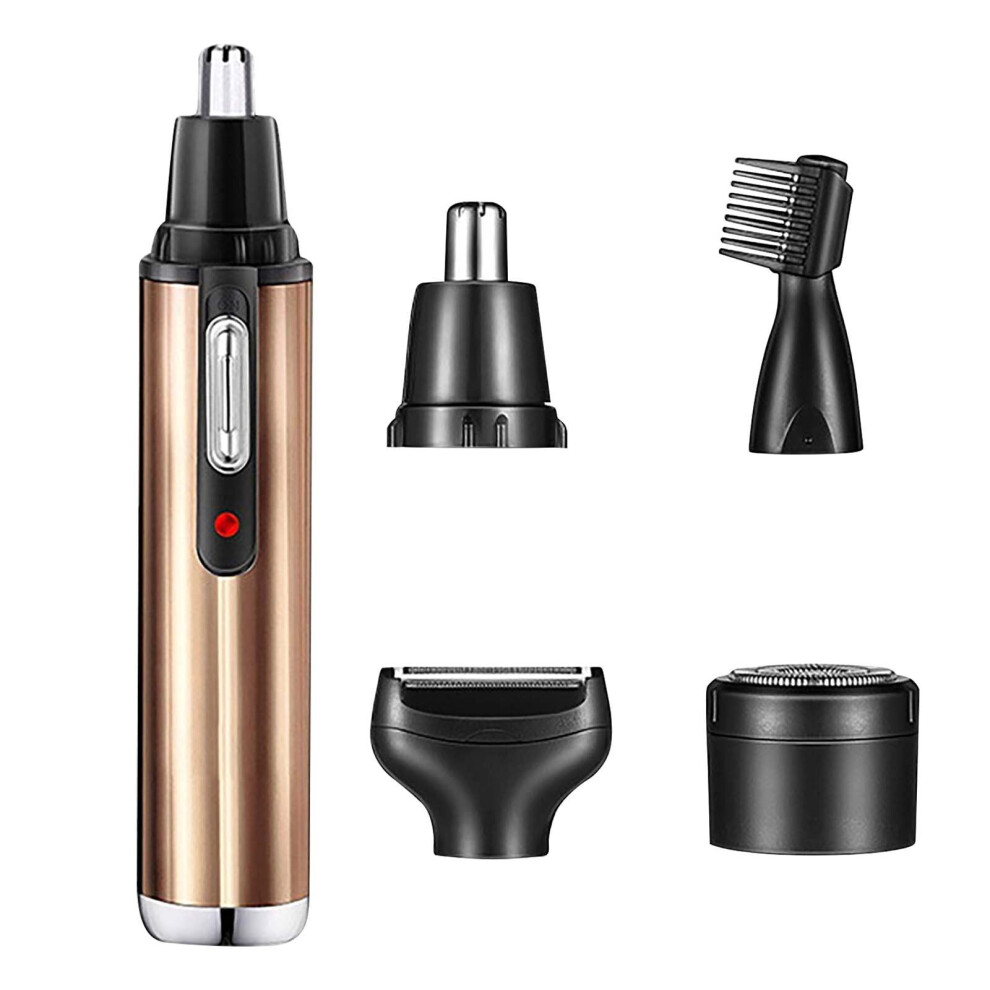 Kiplyki Wholesale Electric Nose Trimmer Four-In-One Men's Razor USB Rechargeable Shaver Electric Eyebrow Trimmer Nose Hair Trimmer