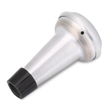 FAGINEY Aluminum Alloy & Rubber Practice Trumpet Mute Brasses Musical Instrument Part Accessory, Practice Mute, Practice Trumpet Mute