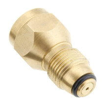 Propane Tank Refill Adapter Brass Coupler for 1lb Cylinders Fits Standard 20lb Propane Tanks