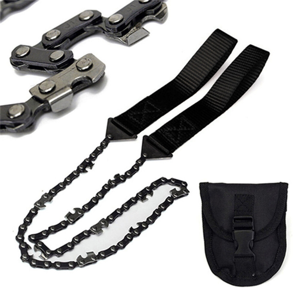 Portable Survival Chain Saw Outdoor Camping Tools 24-Inch Portable Outdoor Hand Zipper Saw Portable Hand Saw, Home Improvement Clearance 9110895349816