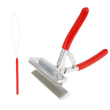 Toorise Canvas Pliers & Needle Threader Set, Lightweight Stretching Pliers with Spring Return, Wide Jaw Stretcher Helper