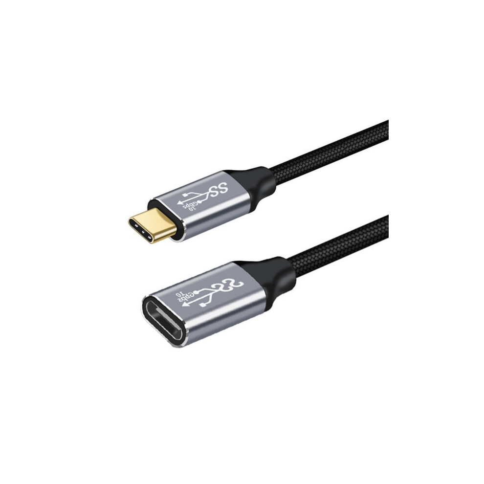 Usb C Extension Cable Usb C Extension Cord 100W Male To Female Charging Data Cable 1M 9110895352052